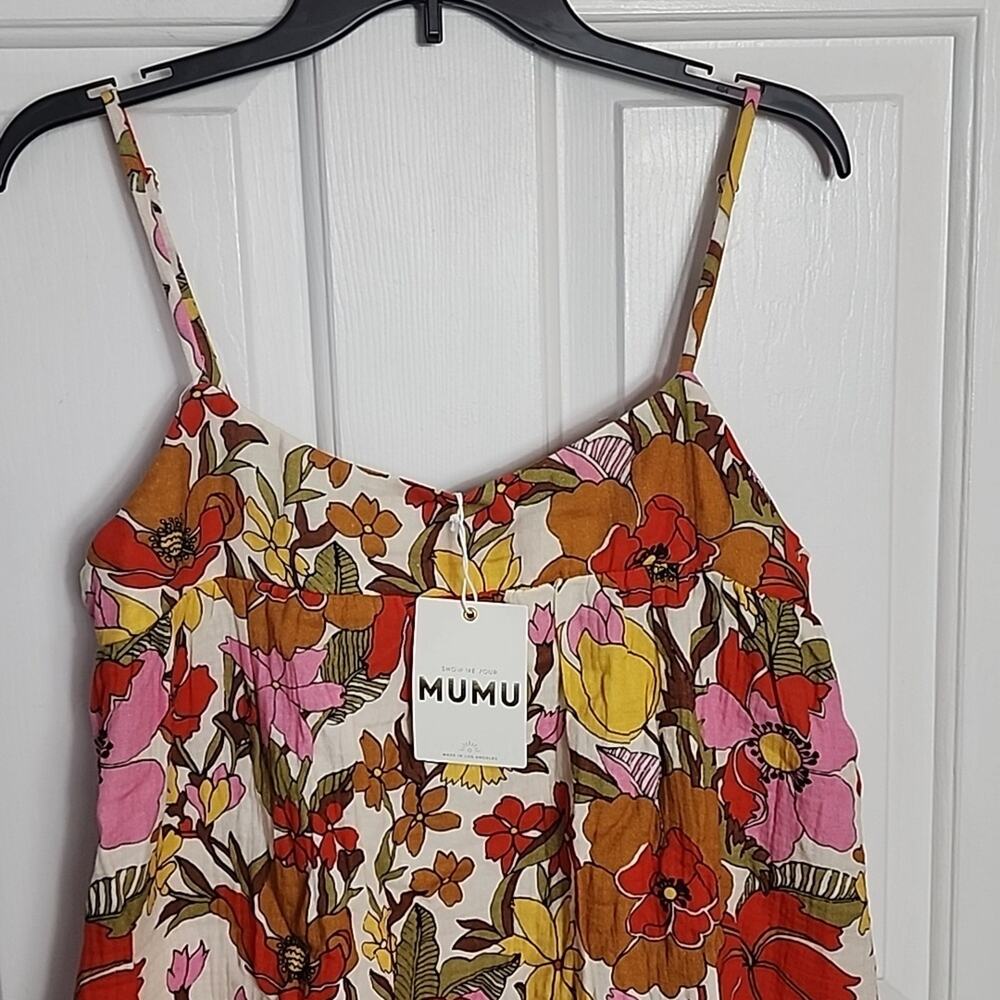 Show Me Your MuMu Oasis Floral Mini Dress, NWT, Size Medium - Picture 2 of 7